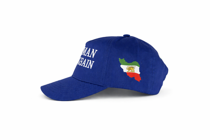 Make Iran Great Again Hat (Pahlavi Signed - Limited Edition) - Blue